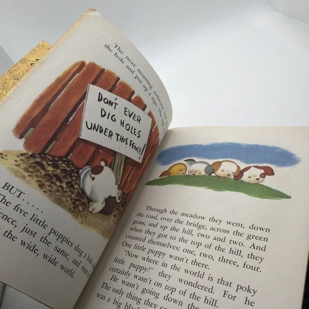 Vintage 1942 The Poky Little Puppy Little Golden Book by  Janette Sebring Lowrey